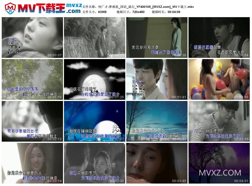 何广才-梦相思_国语_流行_YF400105